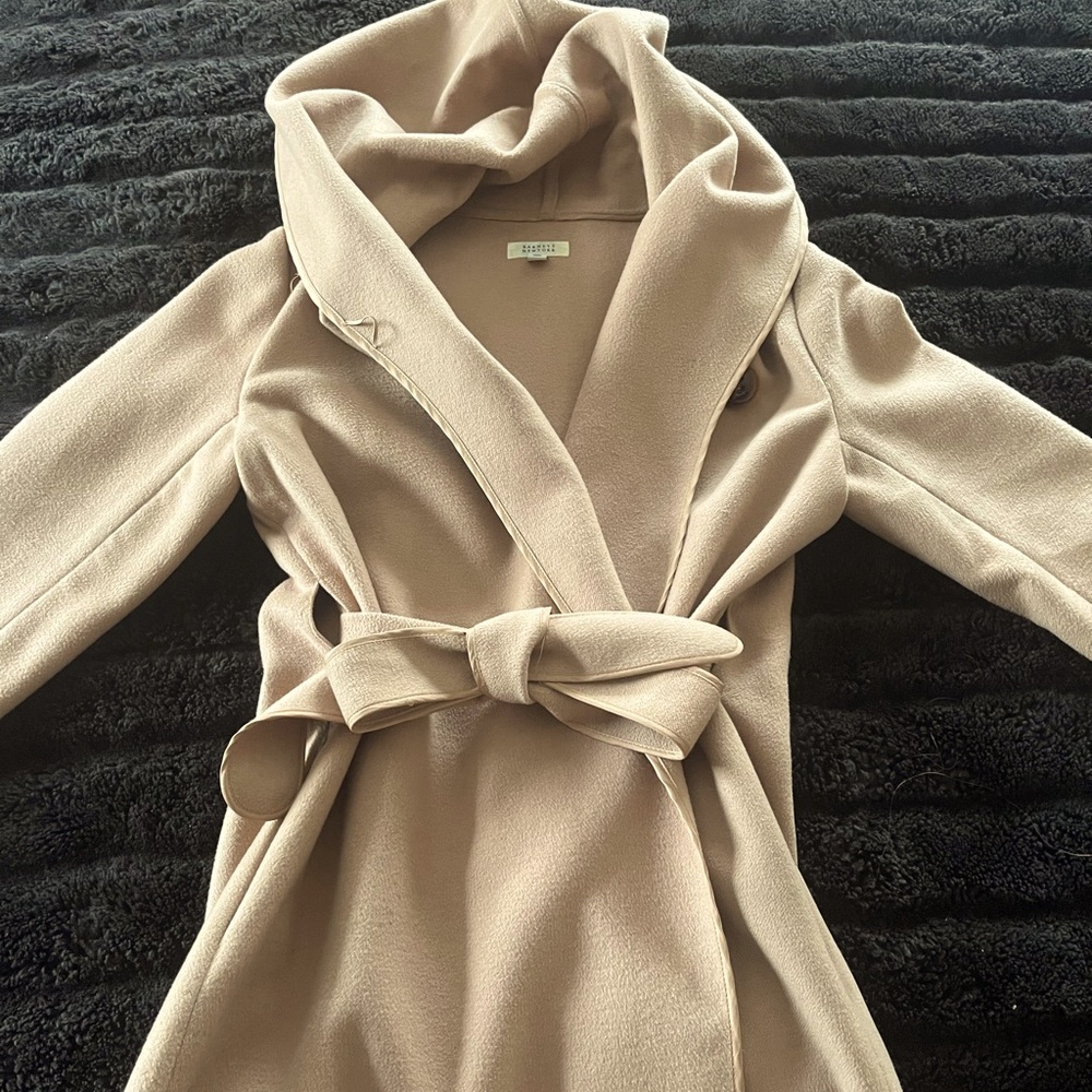 Barney’s Camel Wrap Coat